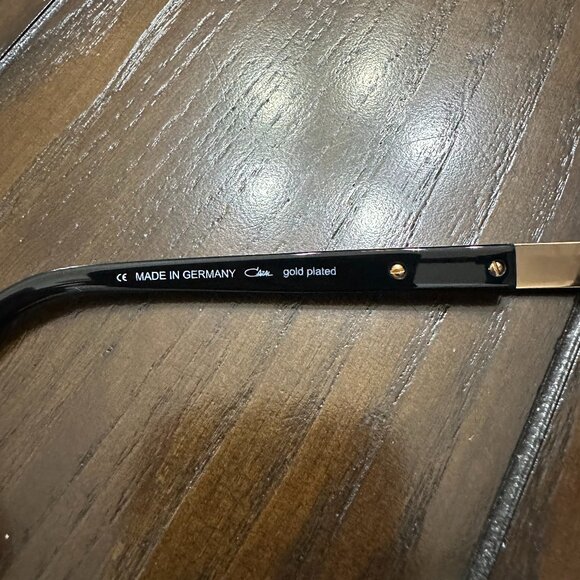 NEW Cazal Sunglasses 8042 Black Gold Gardient Lenses - Picture 4 of 8